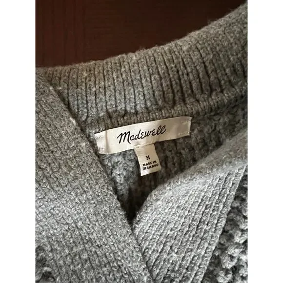Madewell Gray Collared Sweater - Picture 4 of 5